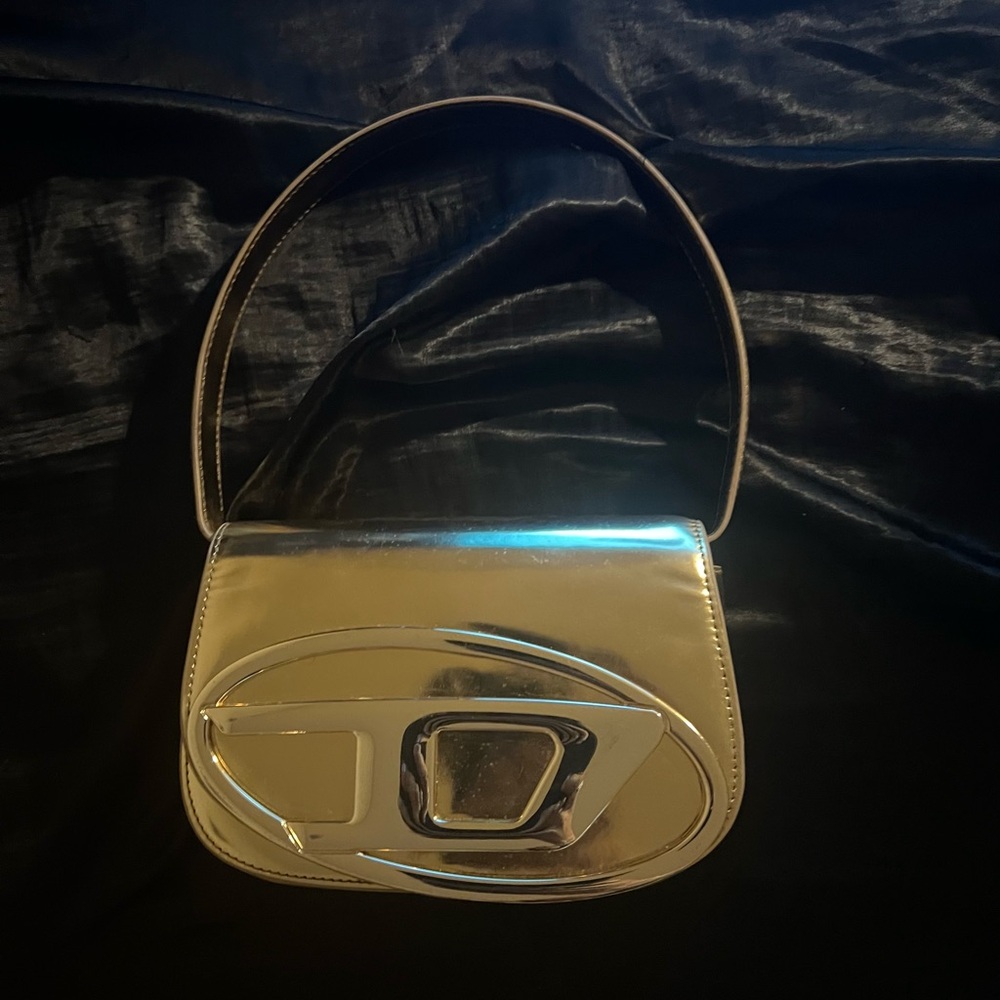 Diesel Metallic Gold Bag Unused